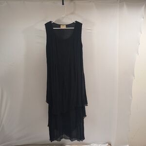 Capricorn Women's Medium Black High Low Dress